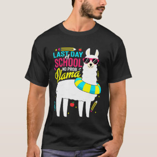 Llama, förra dagen, lärare i skolpojkar t shirt