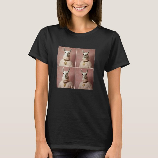 Llama Funny T Shirt (Framsida)