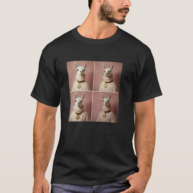 Llama Funny T Shirt (Framsida)