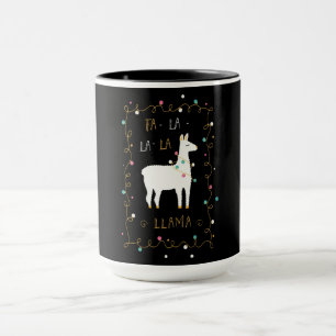 Llama Gift Llama-Sjunga Llama Mugg