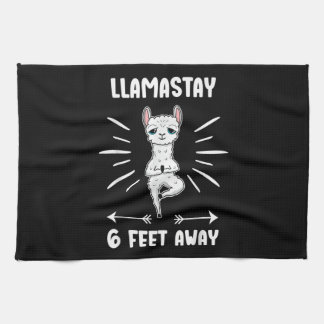 Llama Gift | Llama Stanna 6 fot bort Kökshandduk