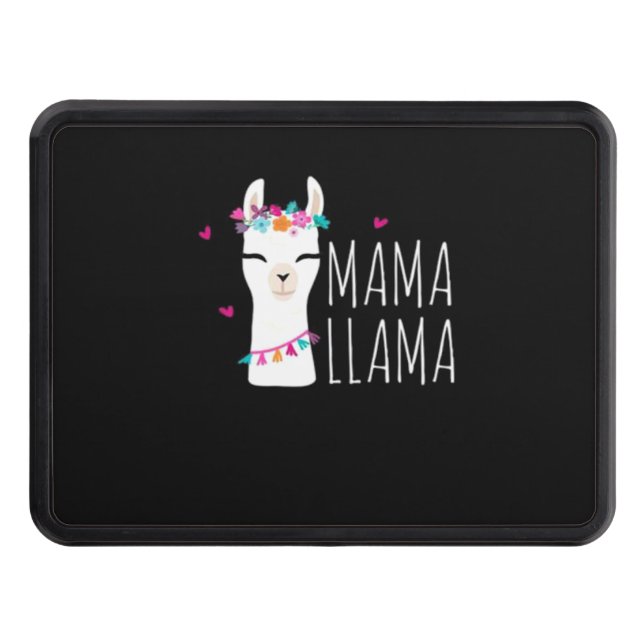 Llama Gift| Mamma Llama Dragkroksskydd (Framsidan)