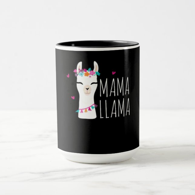 Llama Gift| Mamma Llama Mugg (Center)