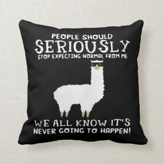 Llama Gift| Människor bör allvarligt Kudde