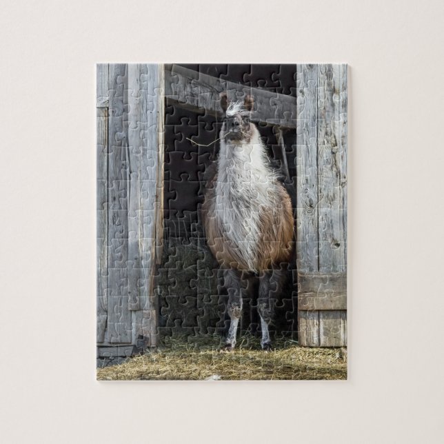 Llama, Hälsning Pussel (Vertikal)