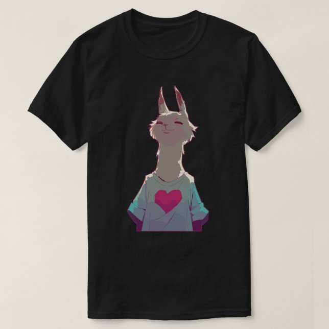 Llama i kärlek t shirt (Design framsida)