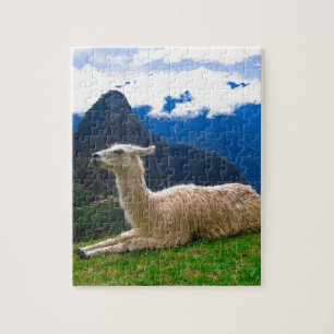 LLama i Machu Picchu Pussel