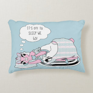 Llama i Pajamas Party Sleepover Prydnadskudde