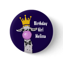 Llama Illustration Birthday Girl