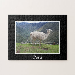 Llama Inca Trail Cusco Peru Andes Mountains Inka Pussel