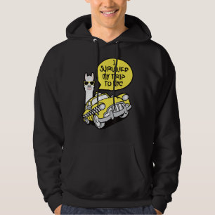 Llama jag Överlevt Resa till New York City Hoodie
