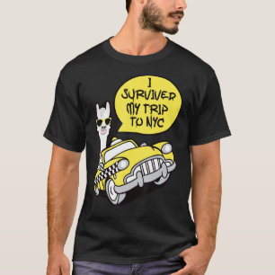Llama jag Överlevt Resa till New York City T Shirt