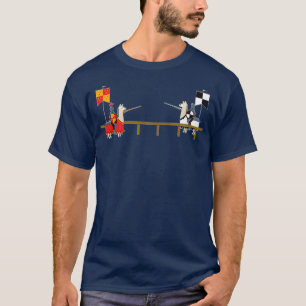 Llama JoustingFunny Medieval Knight Lance T Shirt