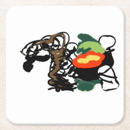 Llama joy underlägg papper kvadrat