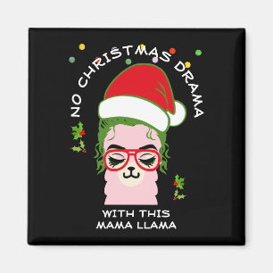 LLAMA Jul - LLAMA - Lomme NO DRAMA MAMMA Magnet