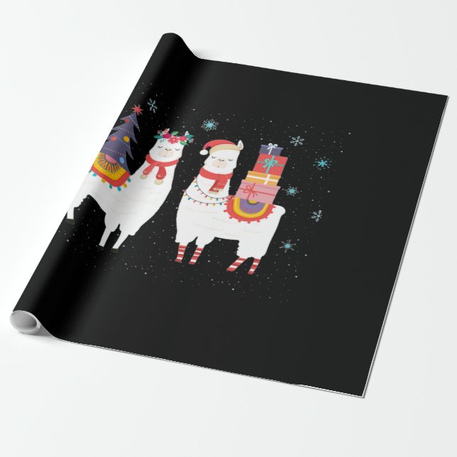 Llama-julen - Alpaca-julen Presentpapper (Utrullad)