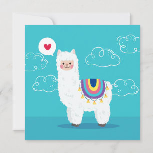 Llama Julkort