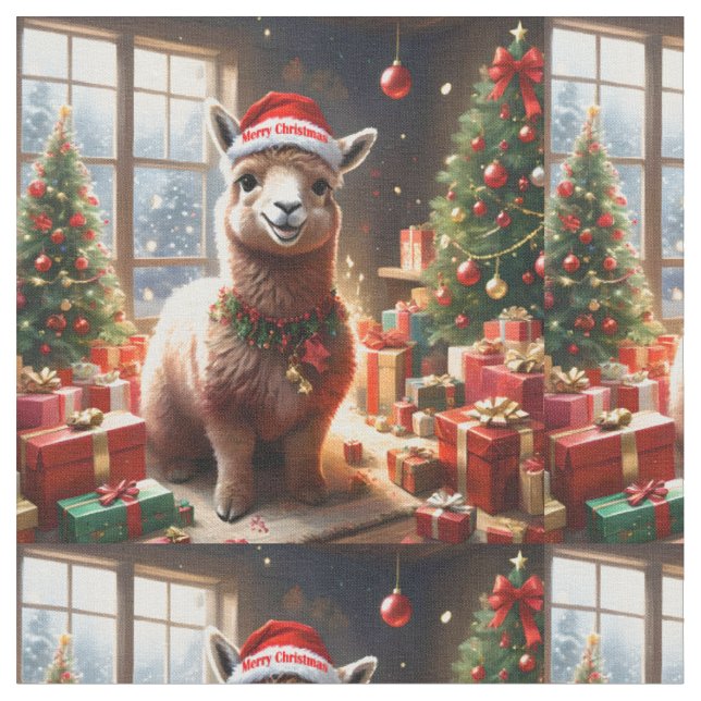 Llama-jultid, Tyg (Närbild)