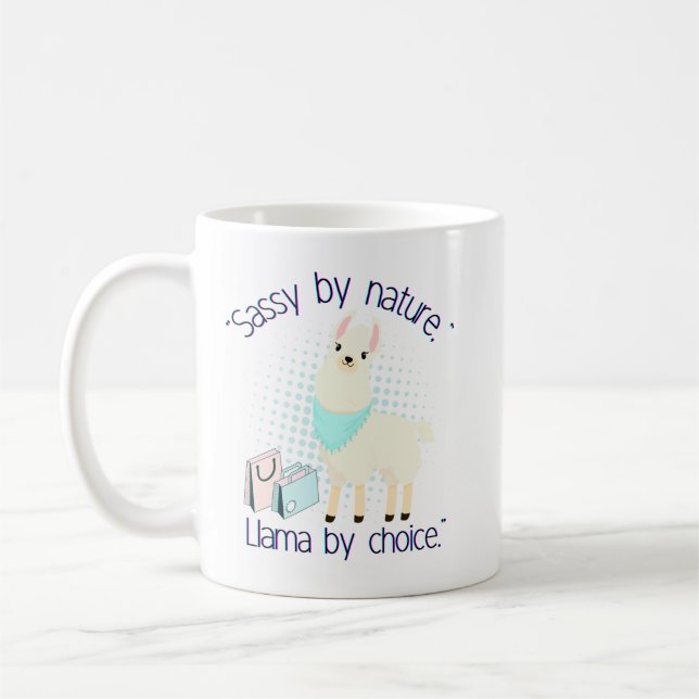 llama kaffemugg (Vänster)
