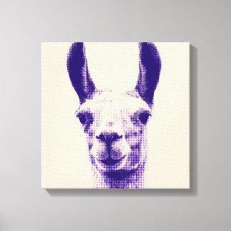 Llama Kanvastryck