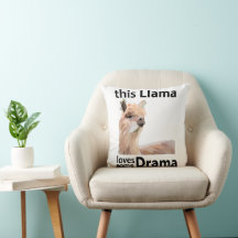 Llama Kärlek en del Drama Funny Llama