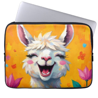 Llama Kärlek i Bloom Laptop Fodral