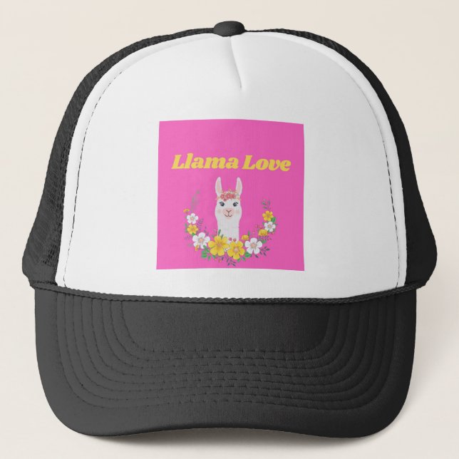 Llama Kärlek Keps (Framsida)