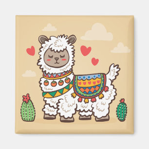 Llama Kärlek Magnet