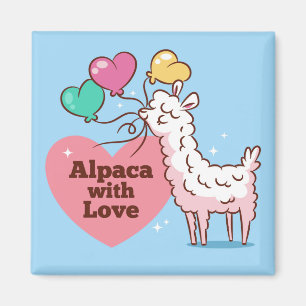 Llama Kärlek Magnet