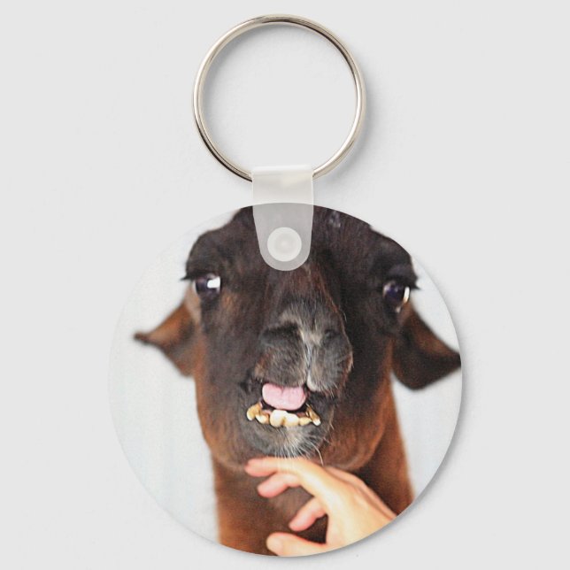 Llama Kärlek Nyckelring (Framsida)