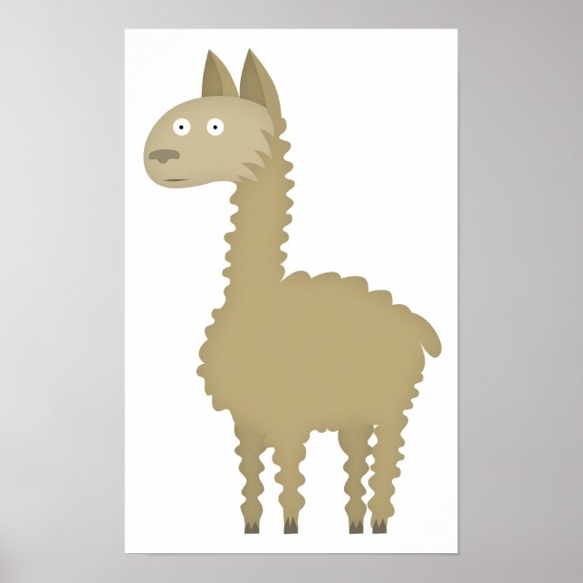 Llama kärlek poster (Framsidan)