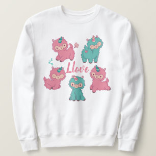 Llama Kärlek Sweatshirt