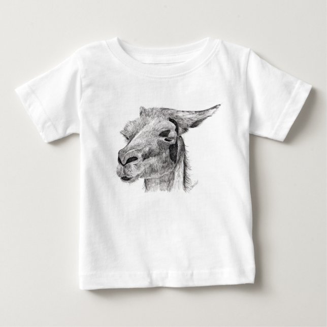 Llama Kärlek T Shirt (Framsida)