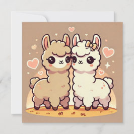 Llama Kärlekskort Julkort