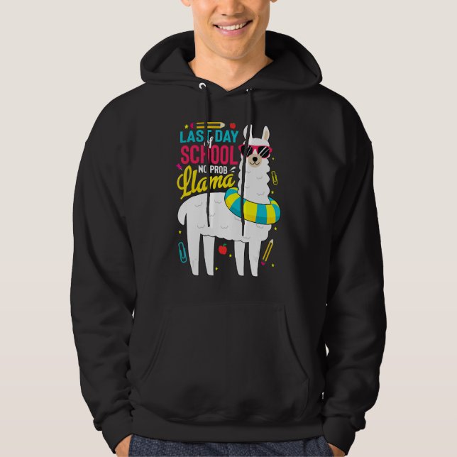 Llama-lärarnr 1100000 hoodie (Framsida)