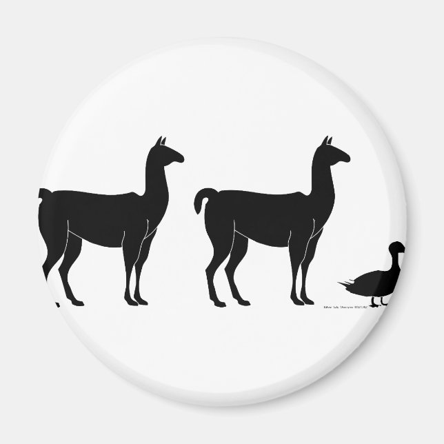 Llama, Llama, Anka Magnet (Framsidan)