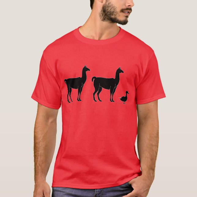 Llama Llama, anka Tee Shirt (Framsida)