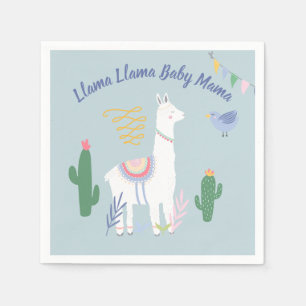 Llama Llama Baby Mamma Baby Shower Pappersservett