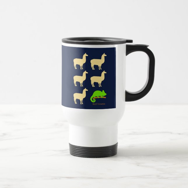 Llama Llama Llama Llama Llama Chameleon Resemugg (Höger)