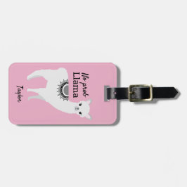 Llama Locator: Personlig Llama Luggage Tag med Bagagebricka
