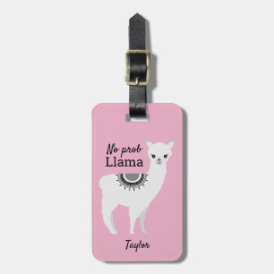 Llama Locator: Personlig Llama Luggage Tag med Bagagebricka
