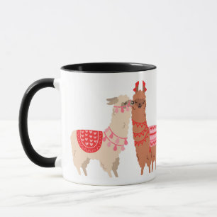 LLAMA LOVIES MUGG