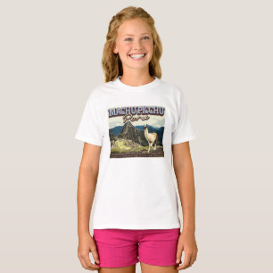 LLAMA - MACHU PICCHU PERU T SHIRT