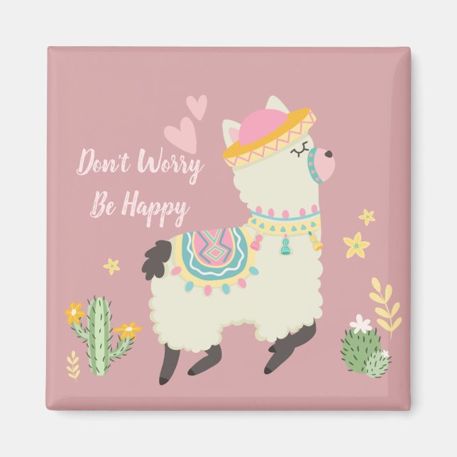 Llama Magnet (Framsidan)