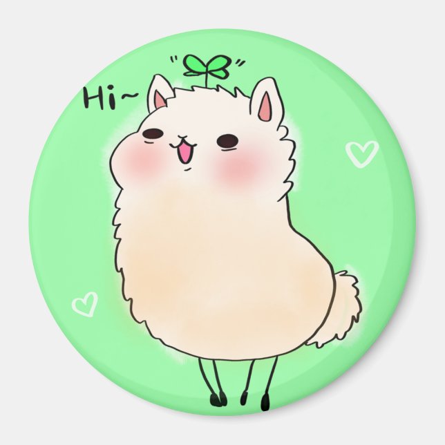 Llama Magnet (Framsidan)