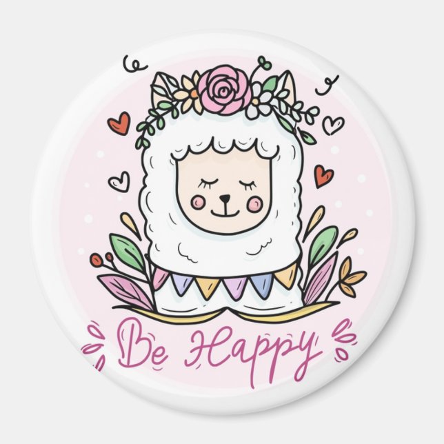 Llama Magnet (Framsidan)