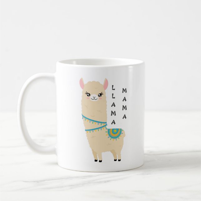 Llama Mamma Kaffemugg (Vänster)