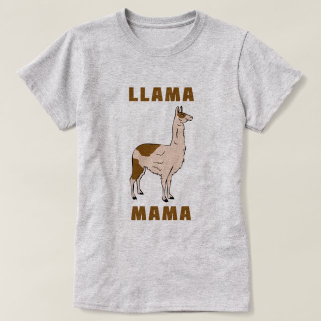 Llama Mamma Tee (Design framsida)