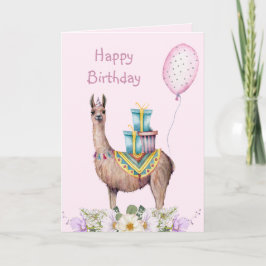 Llama med Presenter Kort