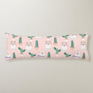 Llama Mönster Body Pillow Kroppskudde